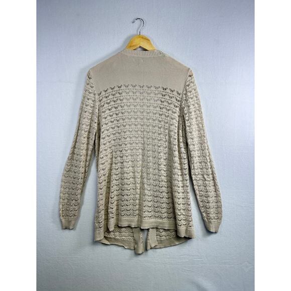 Apt 9 Cotton Open Cardigan Sweater Tunic - Size Large - Picture 9 of 10